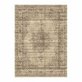 Auric 3563-0011-BEIGE Colosseo Area Rug- Beige - 5 ft. 3 in. x 7 ft. 3 in. AU3174546